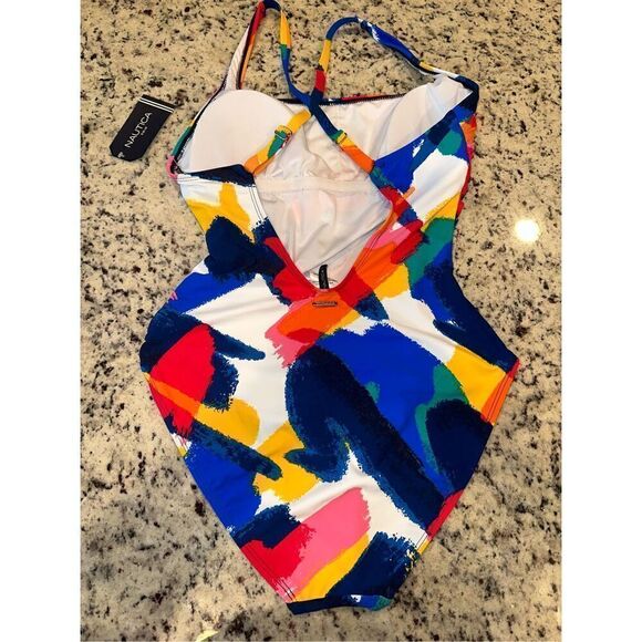 Nautica Women's One Piece Bathing Suit - Picture 3 of 5
